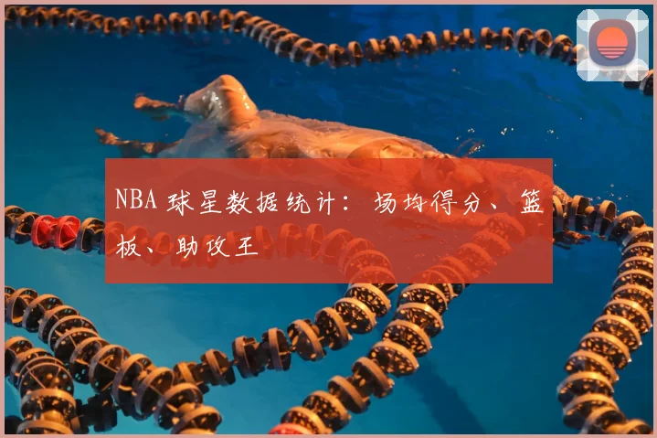 NBA 球星数据统计：场均得分、篮板、助攻王